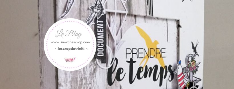 LE SCRAP DE TRINITI PRENDRE LE TEMPS bannière blog